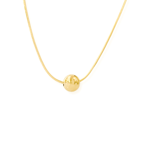 Colar Esfera Central Lisa