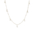 Choker com zirconias cristais prata