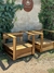 Sillon cubo madera guayubira - comprar online