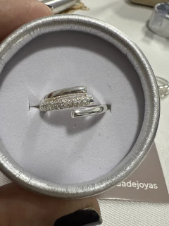 ANILLO SOLE PLATEADO - Amanda Joyas