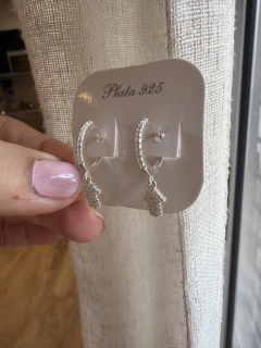 AROS DE PLATA MANOS DE FÁTIMA - comprar online