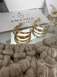 AROS CANDELA DORADOS