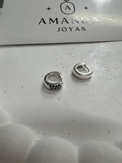 ARGOLLAS SHINE NEGRAS 0,8 cm - comprar online