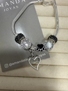 PULSERA CON DIJES CORAZÓN - comprar online