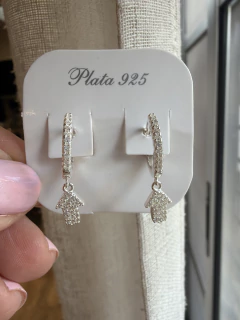 AROS DE PLATA MANOS DE FÁTIMA