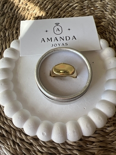 ANIILLO ÁMBAR DORADO