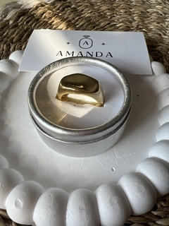 ANIILLO ÁMBAR DORADO - comprar online
