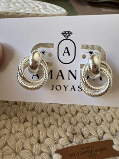 AROS KAREN PLATEADOS - comprar online