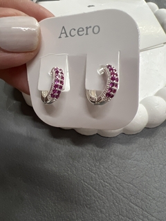 ARGOLLAS SHINE FUCSIA 1,3 cm - comprar online