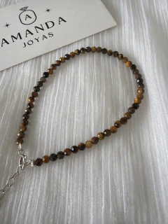 PULSERA DE PLATA OJO DE TIGRE - comprar online