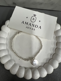 PULSERA DE PLATA MÍA - comprar online