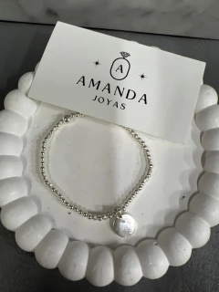 PULSERA DE PLATA MIA - comprar online