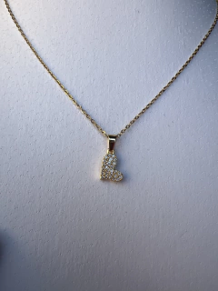 COLLAR CORAZÓN DORADO