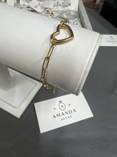 PULSERA EMILIA CON CORAZÓN