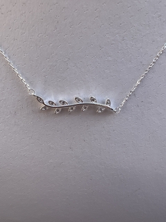 COLLAR OLIVIA DE PLATA - comprar online