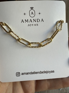 PULSERA GOLD FACETADA