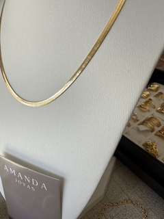 COLLAR ANASTASIA ENCHAPADO EN ORO ( 4mm de ancho ) - comprar online