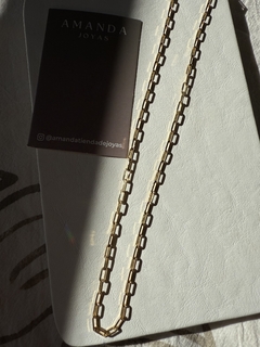 COLLAR UNISEX GOLD - Amanda Joyas