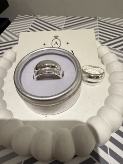 ANILLO OLÍ PLATEADO