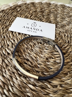 PULSERA SOHO GRIS OSCURA