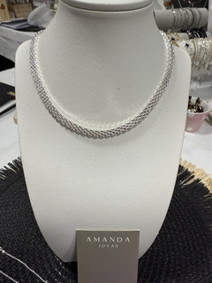 COLLAR JULIETA PLATEADO - comprar online
