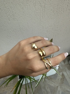 ANILLO ALE DORADO - Amanda Joyas