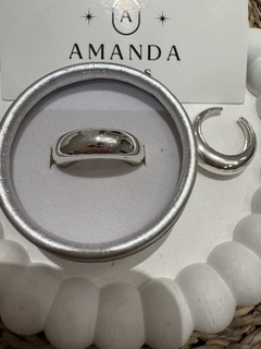 ANILLO MICAELA PLATEADO