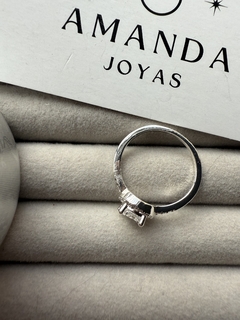 ANILLO SOFÍA PLATEADO - tienda online