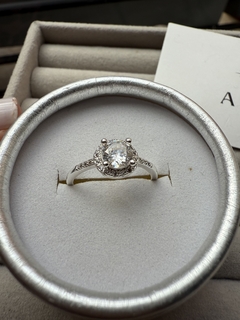 ANILLO SOFÍA PLATEADO - Amanda Joyas