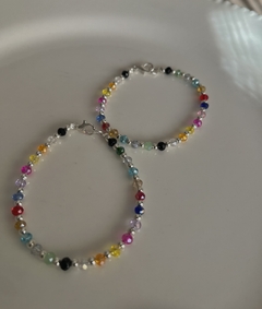 PULSERA CRISTAL DE ACERO - Amanda Joyas