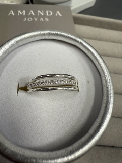 ANILLO MIA PLATEADO