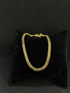 PULSEIRA CADEADO DUPLO 3MM - Zuk Joias