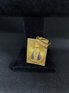 CORRENTE CADEADO 8MM + PINGENTE NOSSA SENHORA COM BORDA CRAVEJADA na internet