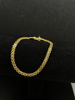 PULSEIRA CADEADO DUPLO 3MM - comprar online
