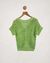 Bolero crochê verde pistache Cato P - Twiceasnice