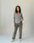 Tricot vazado cinza mescla Hollister M - comprar online