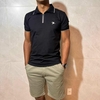 Camisa Polo com zíper