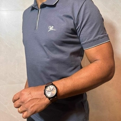 Camisa Polo com zíper na internet
