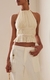 TOP HALTER - limāo