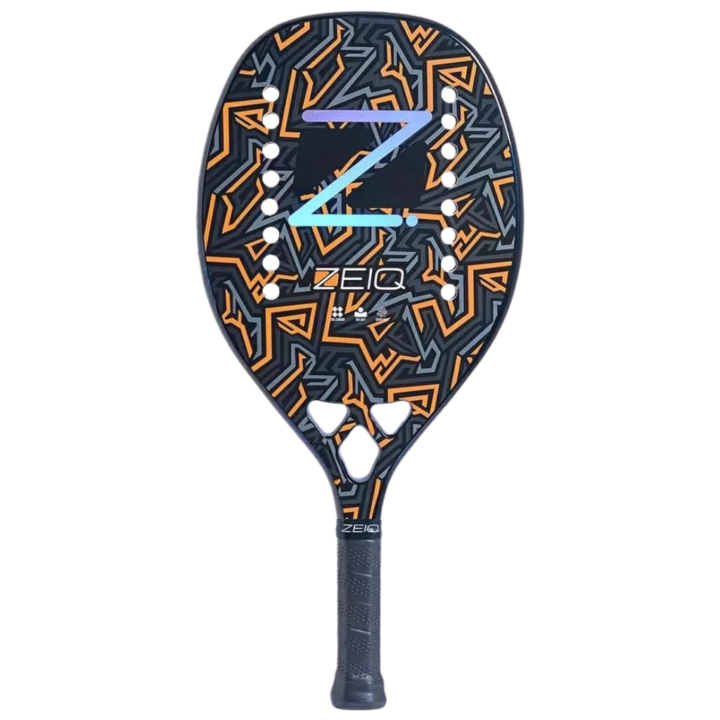 Raquete De Beach Tennis Snake 2 Zeiq Carbono 3k + Capa