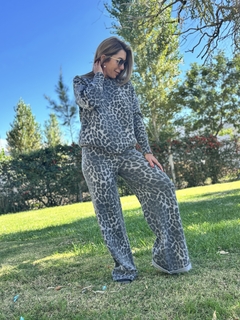 Conjunto tejido print