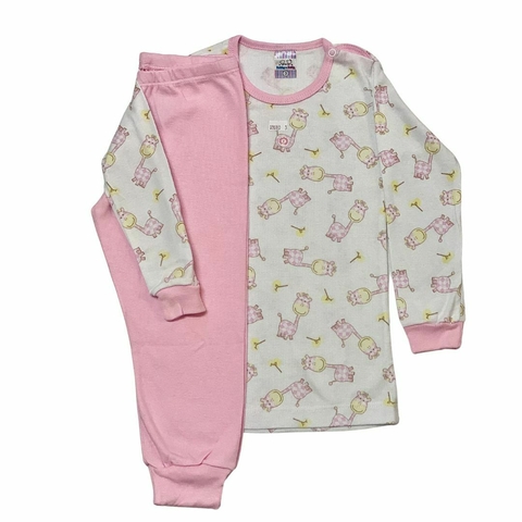 Pijama Infantil - Blusa e Calça (100% Algodão) RIBANA ESTAMPADO FEM