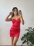 vestido acetinado
