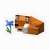 Sticker de Zorro de Minecraft