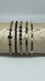 Pulseira cristais e perolas naturais