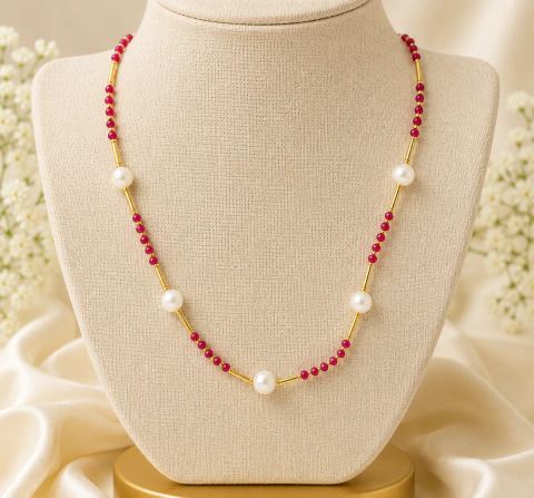 Collar "Misterio de la rosa"