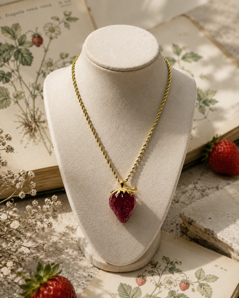 Collar "Fresita"