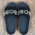 Chinelo Slide Hugo Boss - Preto