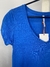 Remera flame cuello en V manga corta - tienda online