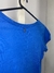 Remera flame cuello en V manga corta